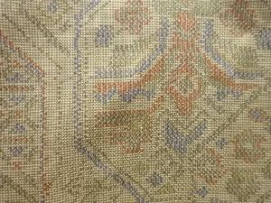 アンティーク　華紋織り出し本場大島紬着物